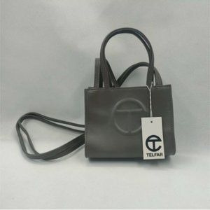 Telfar Small Gray Shopping Bag